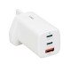 iBOX C-65 White, GaN 65W universal charger UK plug iBOX C-65 White, GaN 65W universal charger UK plug