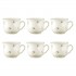 SELTMANN MARIE-LUISE STREUBLUME Set of 6 cups 230