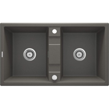 2-bowl granite sink