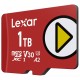 Lexar LMSPLAY001T-BNSNG memory card 1 TB MicroSDXC UHS-I Class 10 Lexar LMSPLAY001T-BNSNG memory card 1 TB MicroSDXC UHS-I Class 10