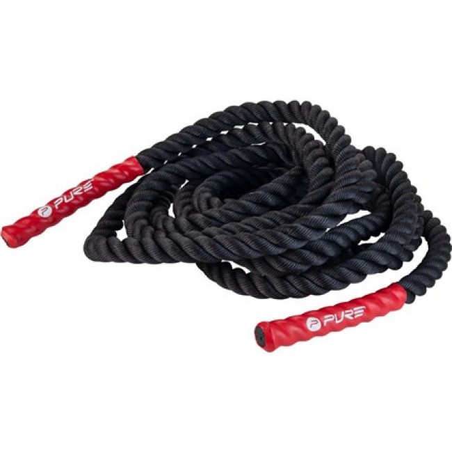 Battle rope Pure2Improve 12m Black/Red Battle rope Pure2Improve 12m Black/Red