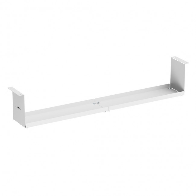 Maclean compact under-desk cable organizer, max load 5kg, white, MC-107 W Maclean compact under-desk cable organizer, max load 5kg, white, MC-107 W