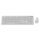 Gembird KBS-WPS-01 Slim Pro Business wireless desktop set, white, US layout
