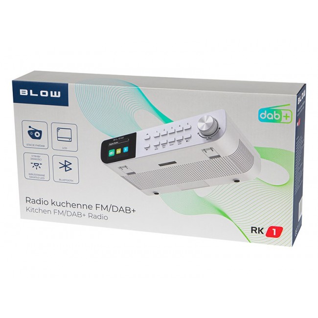 FM/DAB+ BLOW RK1 kitchen radio, white