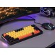 Tracer EVO2 keyboard Gaming USB + RF Wireless + Bluetooth QWERTY English Black, Orange, Yellow