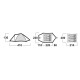 Husky BIZON 3 PLUS 3-Person Camping Tent