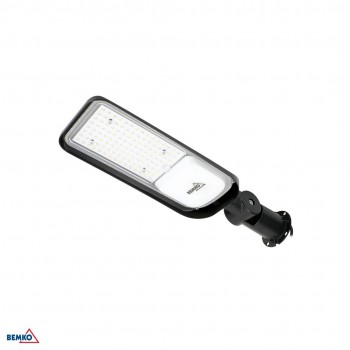 LED STREET LIGHT FIXTURE JAZMIN 100W4000K 13500LM IP65 LIGHT GREY (C82-JAZ-100LG-4K)