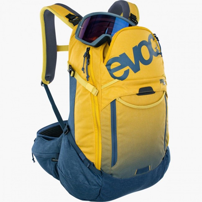 EVOC Trail Pro backpack Cycling backpack Blue, Yellow Nylon