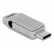 DeLOCK USB 5 Gbps USB-C + Type-A Memory Stick 128 GB - Metal Housing