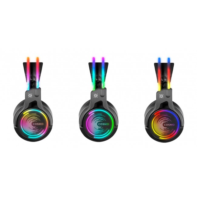 Defender COSMO PRO 7.1 VIRTUAL SOUND Backlit Gaming USB RGB + GAMING Headphones with Microphone