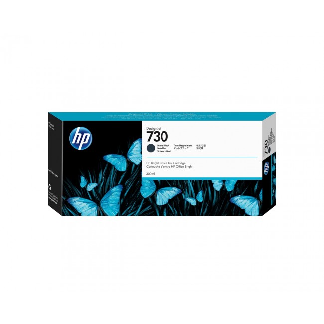 HP 730 300-ml Matte Black DesignJet Ink Cartridge