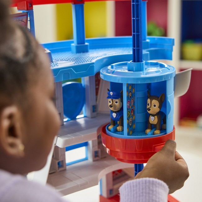 PAW Patrol Lookout Tower, 20-Inch Tower with Chase Action Figures, Rescue Vehicle & Launcher, Kids Toys for Boys & Girls Ages 3 and Up