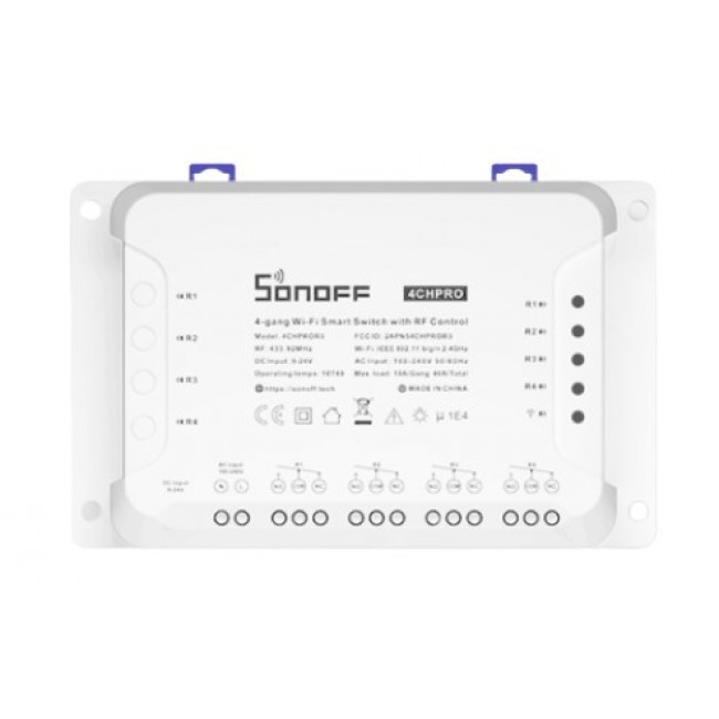 Sonoff 4CHPROR3 electrical switch Smart switch White