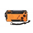 Extralink RADIO AWARYJNE SOLARNE Z KORBKA DYNAMO POWERBANK 4000MAH Z LATARKA SOS SR-4000 Portable Analog Black, Orange