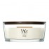 Scented Candle, Ellipse WOODWICK White Teak, 1 piece