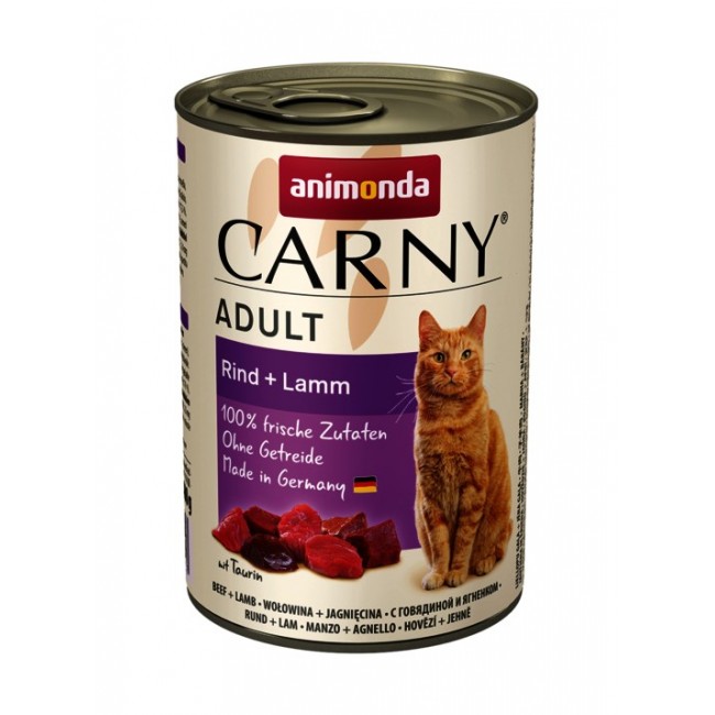 ANIMONDA Carny Adult Beef and lamb - wet cat food - 400g