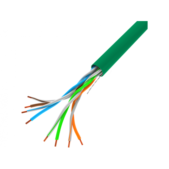 LANBERG LAN UTP CABLE 100MB/S 305M WIRE CCA GREEN LANBERG LAN UTP CABLE 100MB/S 305M WIRE CCA GREEN
