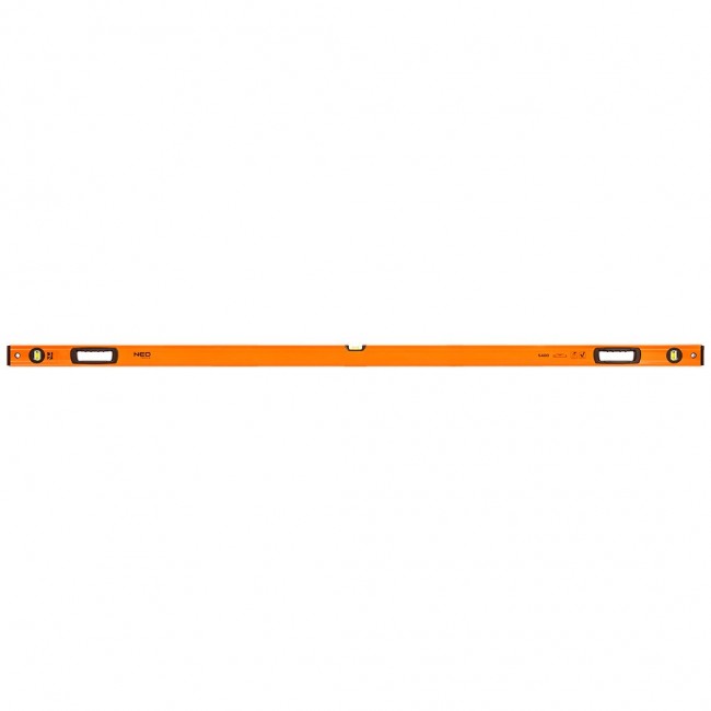 Aluminium spirit level S 400, 3 vials, 2 handles, 200 cm Aluminium spirit level S 400, 3 vials, 2 handles, 200 cm