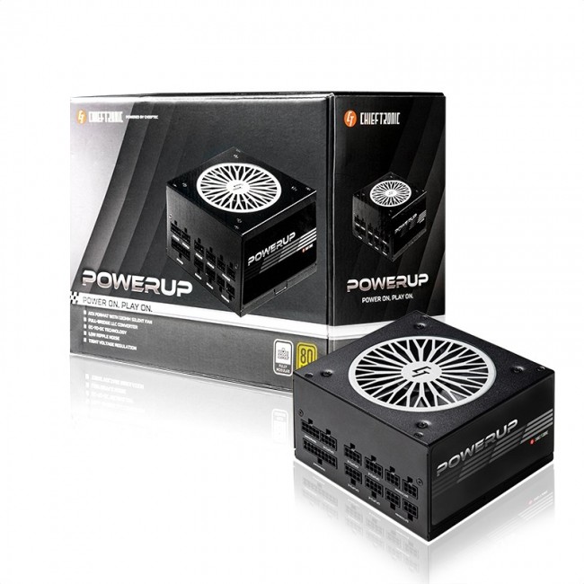 Chieftec PowerUp GPX-850FC power supply unit 850 W 20+4 pin ATX ATX Black Chieftec PowerUp GPX-850FC power supply unit 850 W 20+4 pin ATX ATX Black
