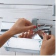 Leifheit 25703 paper towel holder Wall-mounted paper towel holder Grey, White
