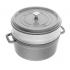 STAUB La Cocotte cast iron round pot with insert 40508-819-0 - 3.8 ltr. graphite