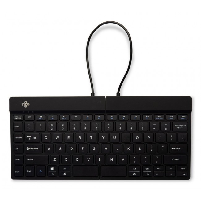 R-Go Tools Ergonomic keyboard R-Go Split Break with break software, ergonomic split keyboard, QWERTY (US), Bluetooth, black