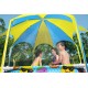 Bestway Steel Pro 2.44m x 51cm Splash-in-shade Play Pool, Orange/Yellow