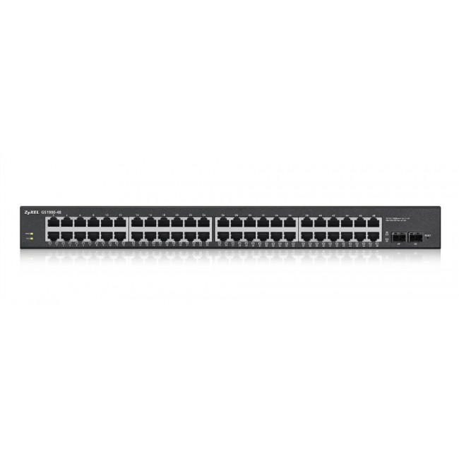 Zyxel GS1900-48-EU0102F network switch L2 Gigabit Ethernet (10/100/1000) Black