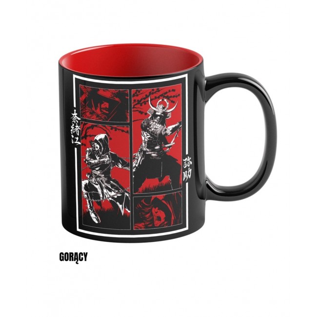Heat Reveal Mug Good Loot Assassin's Creed: Shadows 450 ml Black, Red