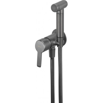 Concealed bidet mixer with bidetta shower head