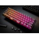 Ducky One 3 Aura Black Mini Gaming Keyboard, RGB LED - MX-Silent-Red