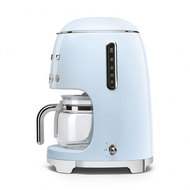 Smeg 50's Style Drip Filter Coffee Machine DCF02PBEU Pastel Blue