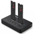 Qoltec 52366 M.2 NVMe SSD Docking Station | PCIe | USB-C | 20 Gb/s | DUAL 2 x 8TB | Offline cloning