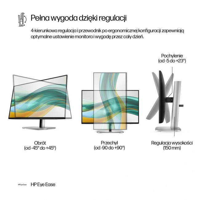 HP Series 5 Pro 23.8 inch FHD Monitor - 524pf