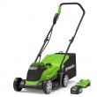 33 cm cordless mower Greenworks GD24LM33K4 - 2516107UB - charger + 4Ah battery kit