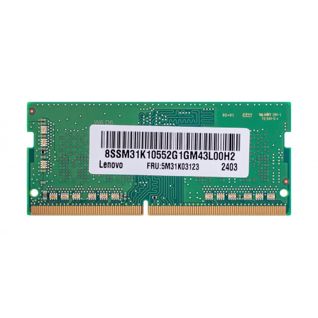 Lenovo 4X71D09532 memory module 8 GB 1 x 8 GB DDR4 3200 MHz Lenovo 4X71D09532 memory module 8 GB 1 x 8 GB DDR4 3200 MHz