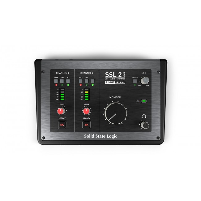 Solid State Logic SSL2 MKII - Interfaz de audio USB-C 2x2 Solid State Logic SSL2 MKII - Interfaz de audio USB-C 2x2