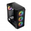 Logic PORTOS ARGB MINIDI USB 3.0 Case Black