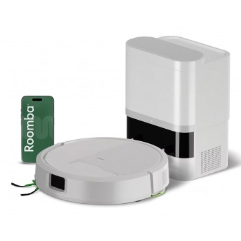 iRobot Roomba 115 Combo Robot Vacuum + Auto Empty Dock White
