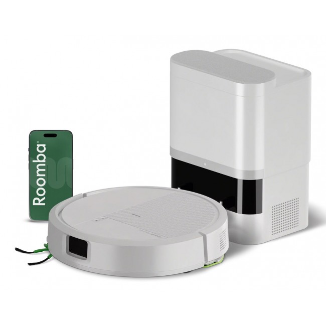 iRobot Roomba 115 Combo Robot Vacuum + Auto Empty Dock White