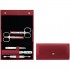 Zwilling Classic Inox Manicure Set Red Leather Case, 5 Pieces - Red