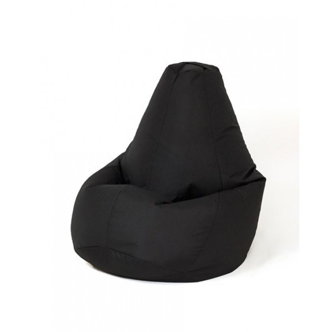 Sako bag pouffe Pear black XL 130 x 90 cm