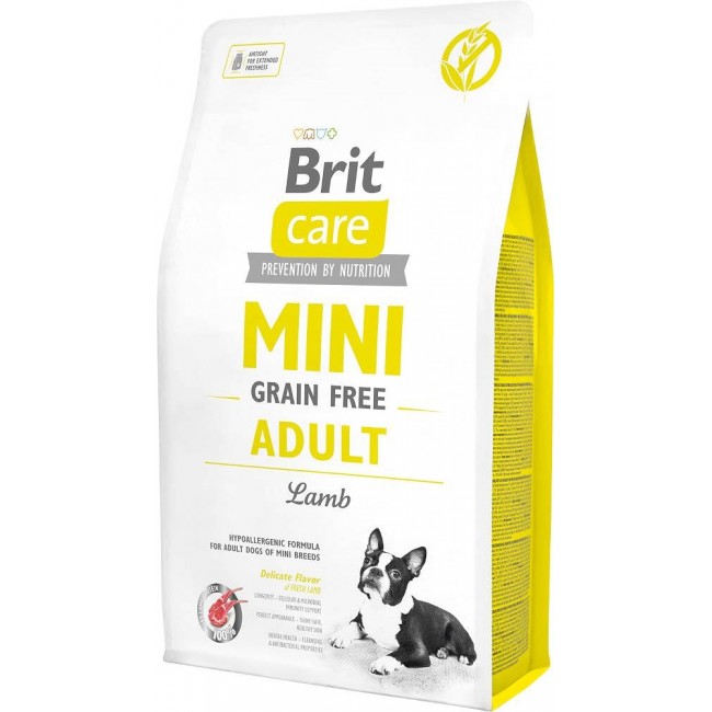 BRIT Care Mini Grain Free Adult Lamb - dry dog food - 2 kg