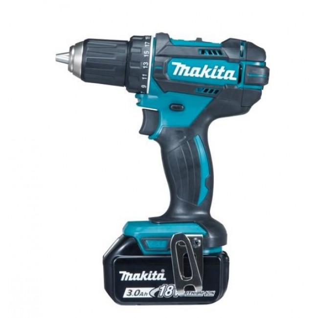 Makita DDF482RFJ drill 1900 RPM 1.5 kg Black, Blue Makita DDF482RFJ drill 1900 RPM 1.5 kg Black, Blue