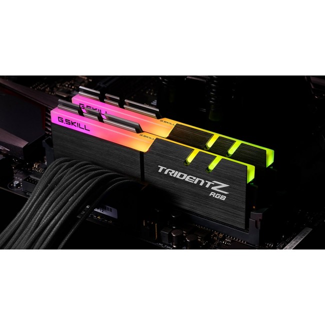 G.Skill Trident Z RGB F4-4400C19D-64GTZR memory module 64 GB 2 x 32 GB DDR4 4400 MHz G.Skill Trident Z RGB F4-4400C19D-64GTZR memory module 64 GB 2 x 32 GB DDR4 4400 MHz