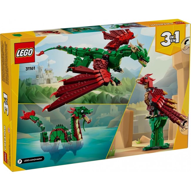 LEGO CREATOR 3 IN 1 31161 Medieval Dragon LEGO CREATOR 3 IN 1 31161 Medieval Dragon