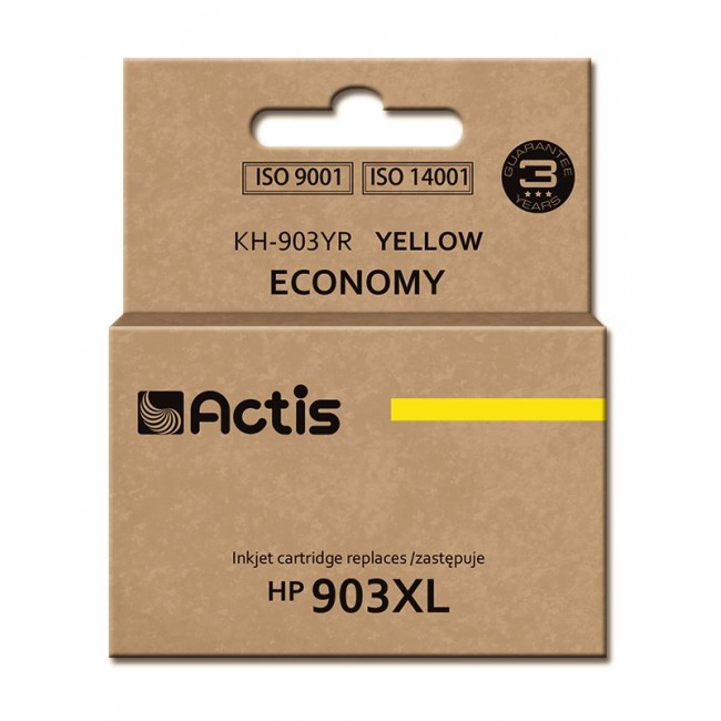Actis KH-903YR ink (replacement for HP 903XL T6M11AE Standard 12 ml yellow) - New Chip Actis KH-903YR ink (replacement for HP 903XL T6M11AE Standard 12 ml yellow) - New Chip