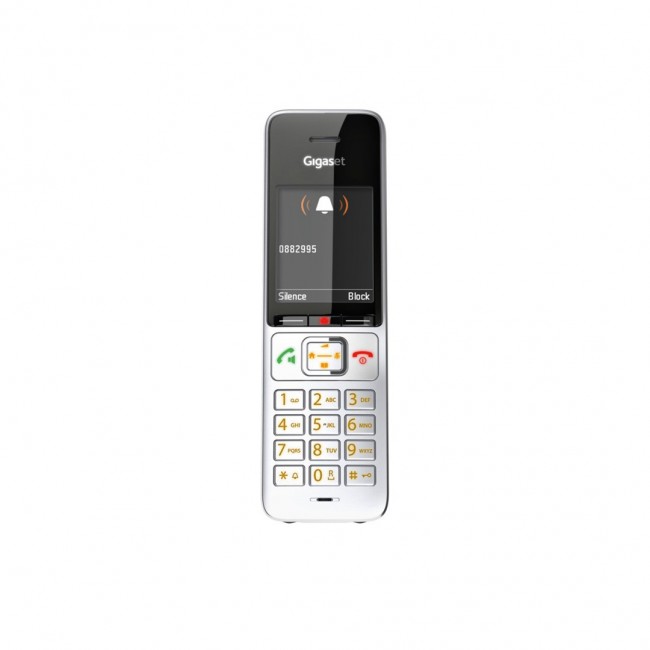 Gigaset COMFORT 500HX Analog/DECT telephone Caller ID Black, Silver