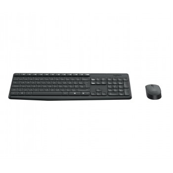 Logitech Keyboard MK235 Wireless KBD+Mouse Grey CZ