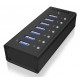ICY BOX IB-AC618 USB 3.2 Gen 1 (3.1 Gen 1) Type-B 5000 Mbit/s Black